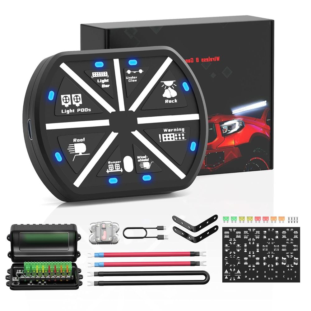 Universal Remote Control - 8 Gang Switch Panel Universal Circuit