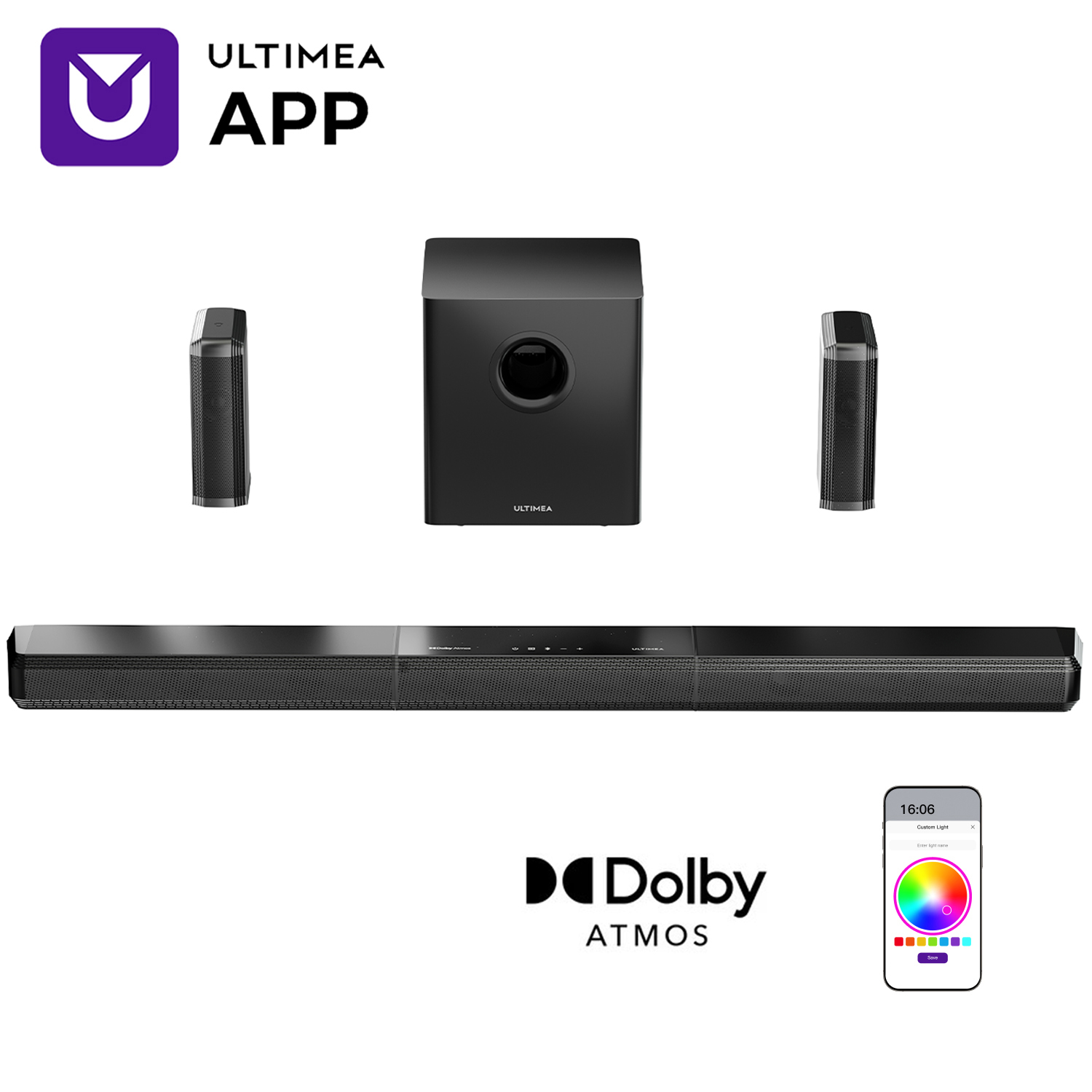 Home Cinema Speakers - ULTIMEA Apollo S90 9.1ch Dolby Atmos