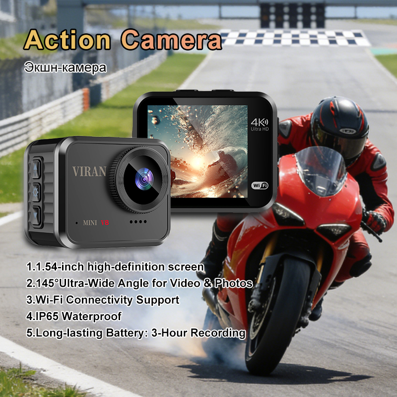 Home Cinema Hd - Mini Action Camera 4K Ultra HD