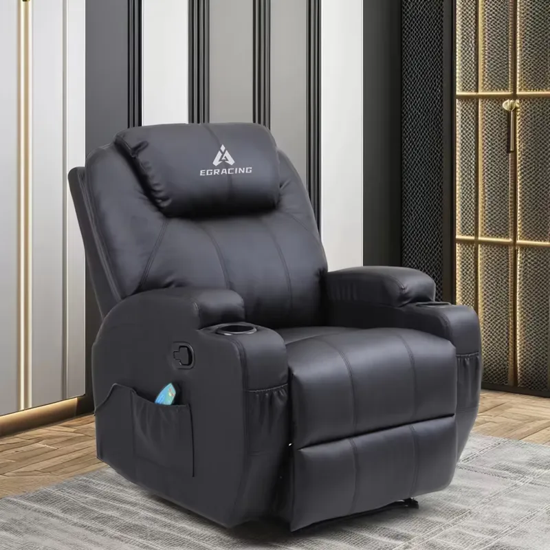 Home Cinema Recliner Chairs - Modern Single Recliner Cinema Chair Synthetic