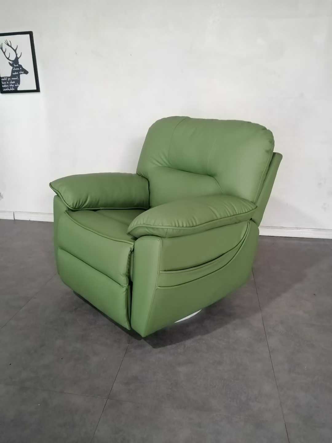 Synthetic Leather Metal Frame  - Home Cinema Recliner Chairs review and price