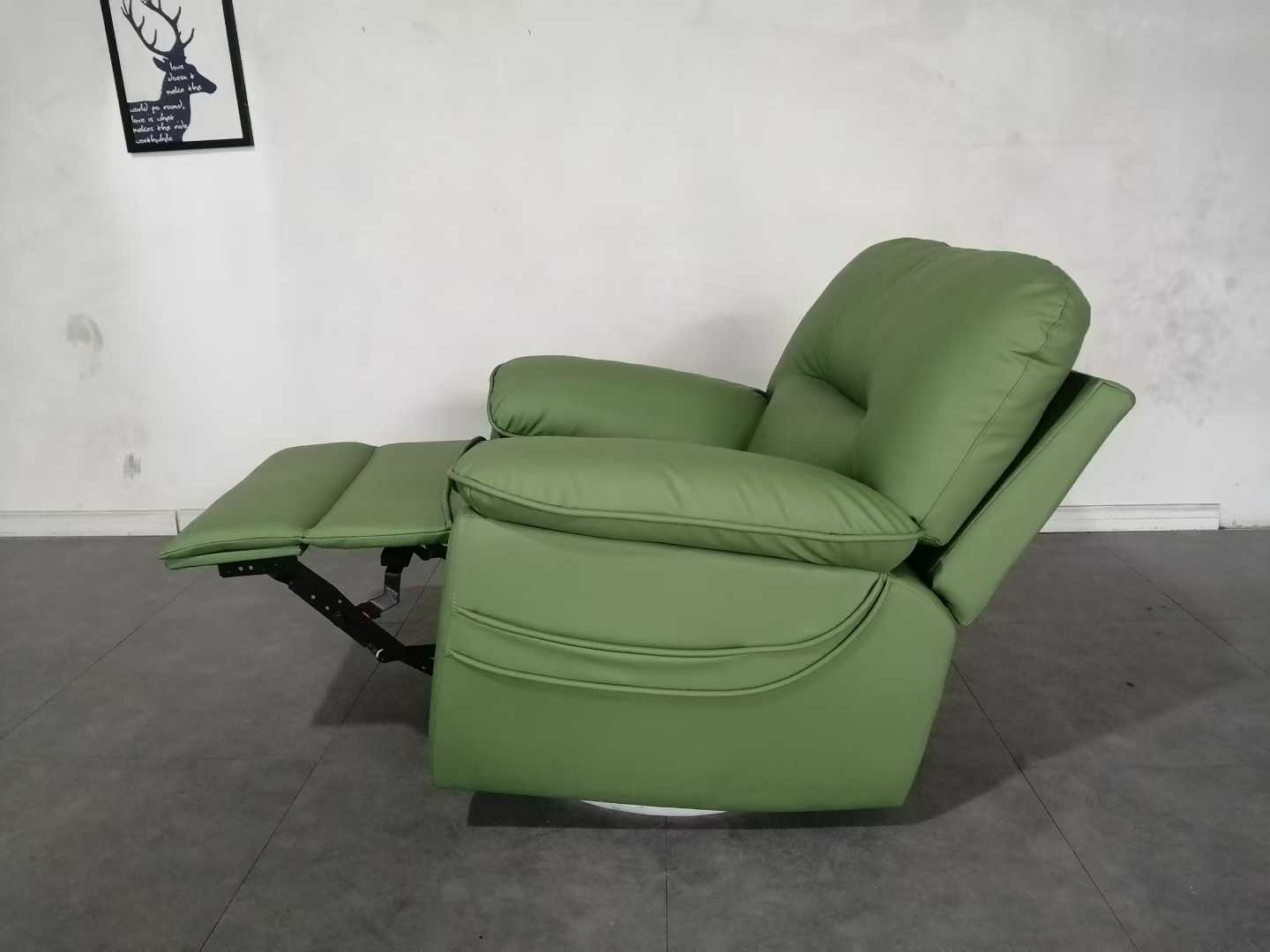 Synthetic Leather Metal Frame  - Home Cinema Recliner Chairs review and price