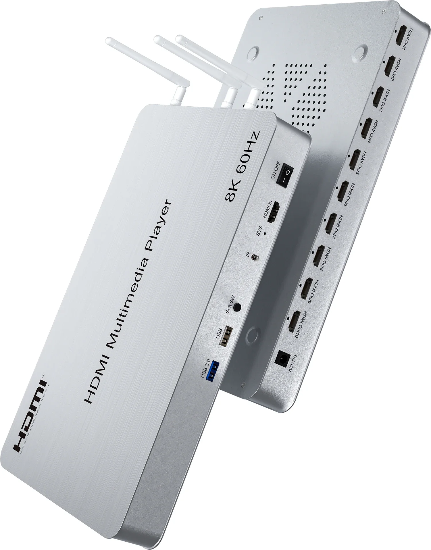 H.265 8K 60Hz 10 Port HDMI Med - 4K Media Player review and price