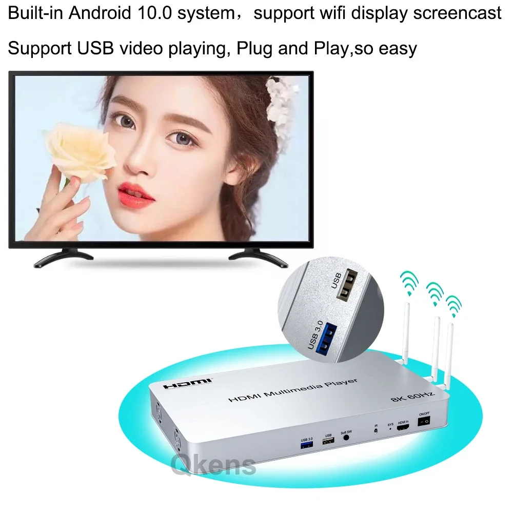 H.265 8K 60Hz 10 Port HDMI Med - 4K Media Player review and price