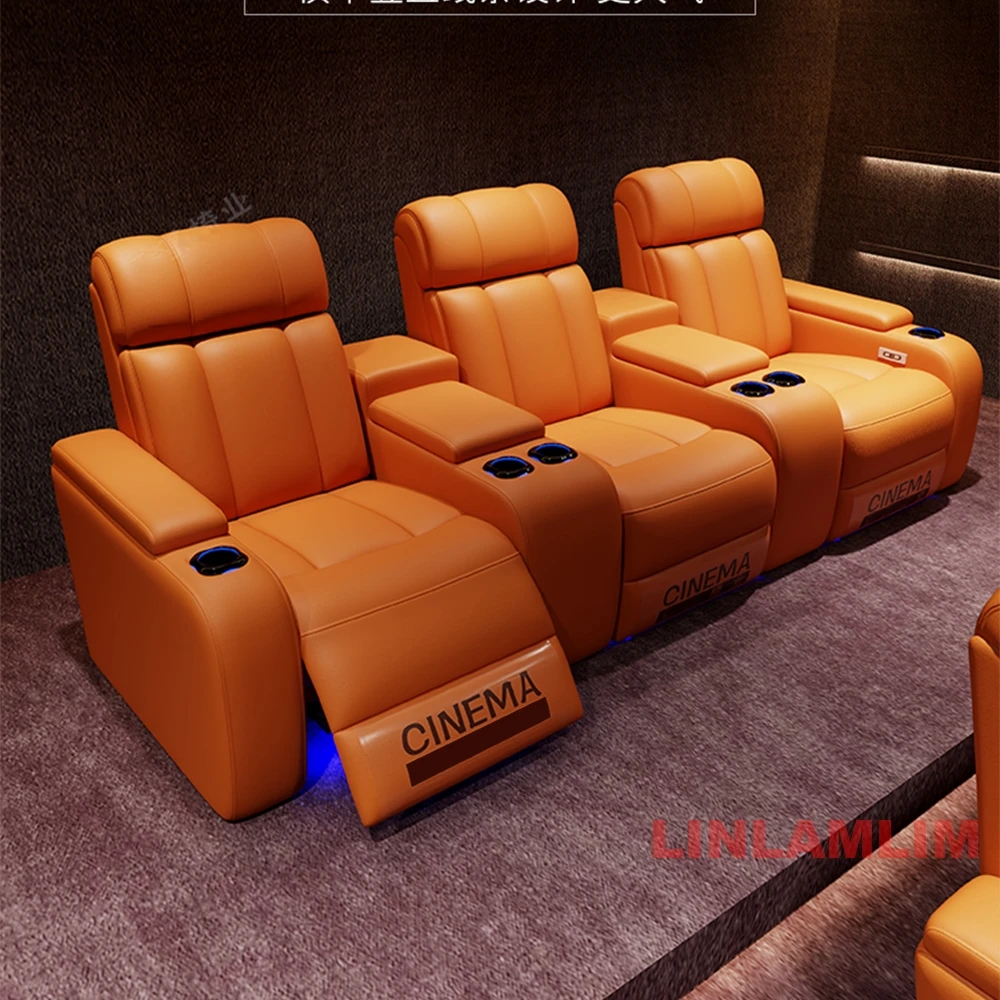Linlimlam Luxury Genuine Leath - Home Cinema Recliner Chairs review and price