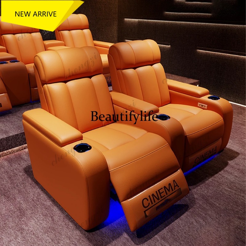 G153 Luxury Genuine Leather El - Home Cinema Recliner Chairs review and price