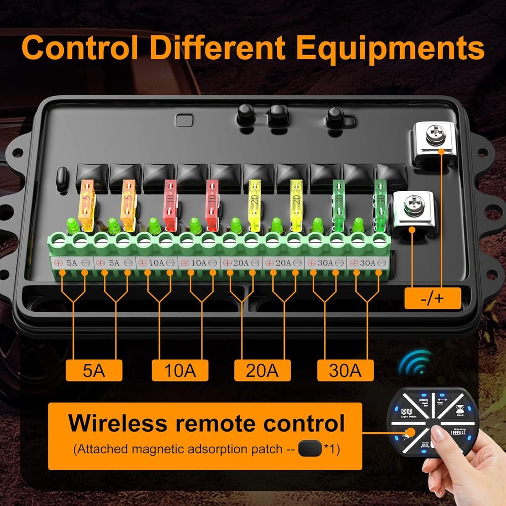 8 Gang Switch Panel Universal  - Universal Remote Control review and price