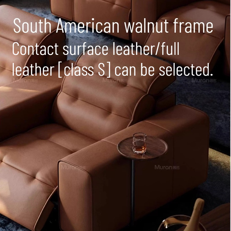 Top-grain Leather Electric Sof - Home Cinema Room Size review and price
