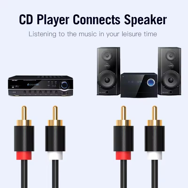 HIFI Stereo RCA Cable 2RCA to  - Home Cinema Idea review and price