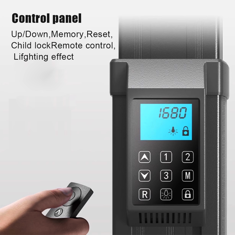 Motorized TV Floor Stand with  - Universal Remote Control review and price