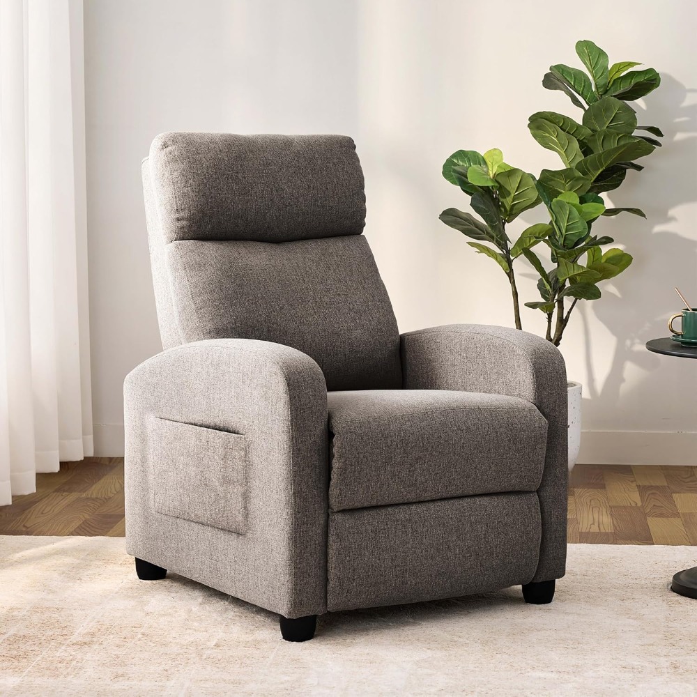 Modern Manual Push Back Reclin - Home Cinema Recliner Chairs review and price