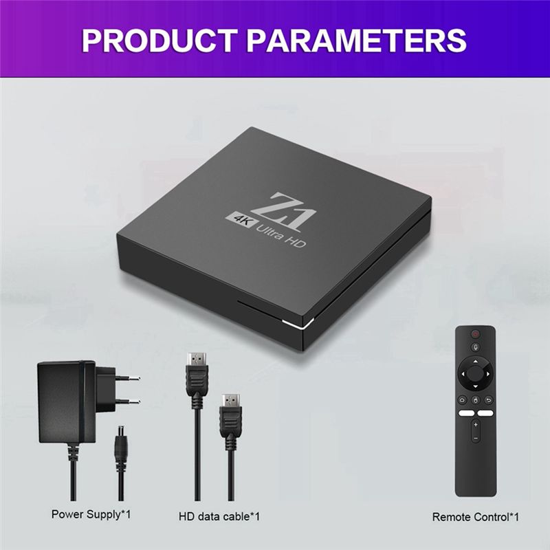B16C-Smart Z1 TV Box Android D - 4K Media Player review and price